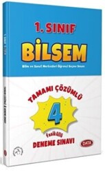 Data Yayınları 1. Sınıf Bilsem Tamamı Çözümlü Fasikül 4 Deneme Sınavı - Data Yayınları