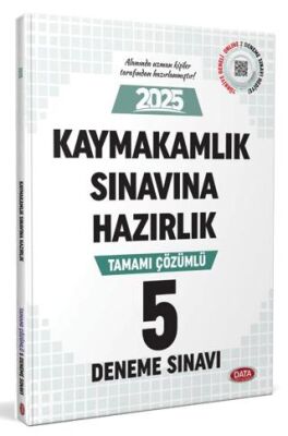 Data Yayınları Kaymakamlık Sınavına Hazırlık Tamamı Çözümlü 5 Deneme Sınavı - 1