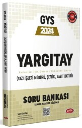 Yargıtay GYS Soru Bankası Yazı İşleri Müdürü, Şeflik, Zabıt Katibi - Data Yayınları