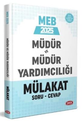 Data Yayınları Müdür ve Müdür Yardımcılığı Mülakat Soru - Cevap - 1