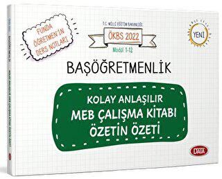 Data Yayınları 2022 ÖKBS Başöğretmenlik Kolay Anlaşılır MEB Çalışma Kitabı Özetin Özeti - 1