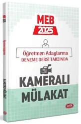 MEB 2025 Öğretmen Adaylarına Kameralı Mülakat - Data Yayınları
