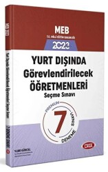 2023 MEB Yurt Dışında Görevlendirilecek Öğretmenleri Seçme Sınavı 7 Deneme Sınavı - Data Yayınları