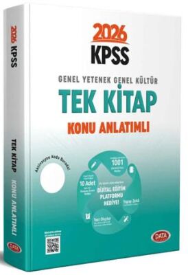 2026 KPSS Genel Yetenek - Genel Kültür Tek Kitap Konu Anlatımlı + Dijital Eğitim Platformu Hediye - 1