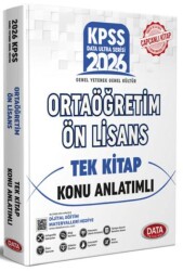 KPSS Genel Yetenek - Genel Kültür Ortaöğretim Ön Lisans Tek Kitap Konu Anlatımlı - Data Yayınları