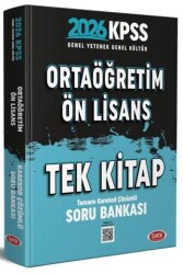 2026 KPSS Genel Yetenek - Genel Kültür Tek Kitap Ortaöğretim Ön Lisans Soru Bankası - Data Yayınları