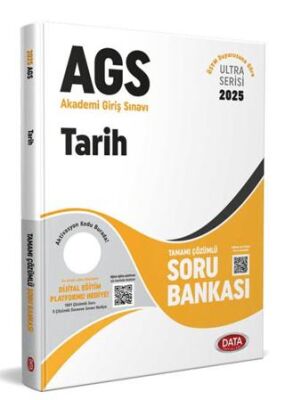 Data Yayınları 2025 AGS Ultra Serisi Tarih Soru Bankası Karekod Çözümlü - 1