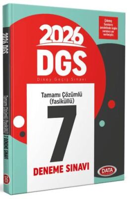 2026 DGS Tamamı Çözümlü Fasiküllü 7 Deneme Sınavı - 1