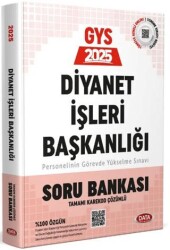 2025 Diyanet İşleri Başkanlığı Personelin Görevde Yükselme Sınavı Soru Bankası- Karekod Çözümlü - Data Yayınları