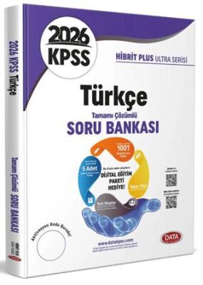 2026 KPSS Hibrit Plus Ultra Serisi Türkçe Soru Bankası - Karekod Çözümlü + Dijital Eğitim Platformu Hediye - 1