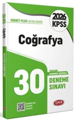 2026 KPSS Ultra Serisi Coğrafya 30 Deneme Sınavı - Data Yayınları