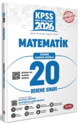 2026 KPSS Ultra Serisi Matematik 20 Deneme Sınavı - Data Yayınları