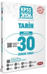 2026 KPSS Ultra Serisi Tarih Tamamı Çözümlü 30 Deneme Sınavı - Data Yayınları