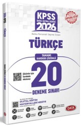 2026 KPSS Ultra Serisi Türkçe Tamamı Çözümlü 20 Deneme Sınavı - Data Yayınları