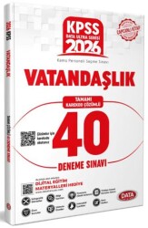 2026 KPSS Ultra Serisi Vatandaşlık Tamamı Çözümlü 40 Deneme Sınavı - Data Yayınları