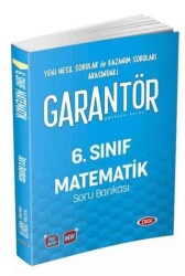 Data Yayınları 6. Sınıf Garantör Matematik Soru Bankası - Data Yayınları