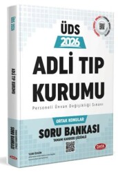 Data Yayınları Adli Tıp Kurumu 2026 ÜDS Ortak Konular Soru Bankası Tamamı Karekod Çözümlü - Data Yayınları