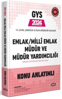 Data Yayınları Çevre, Şehircilik ve İklim Değişikliği Bakanlığı Emlak - Milli Emlak Müdür ve Müdür Yardımcılığı Konu Anlatımlı - 1