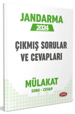 Data Yayınları Jandarma Mülakat Çıkmış Sorular ve Cevapları - 1