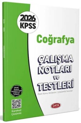 2026 KPSS Coğrafya Çalışma Notları ve Testleri - 1