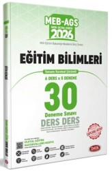 2026 MEB-AGS Eğitim Bilimleri Ders Ders Tamamı Karekod Çözümlü 30 Deneme Sınavı - Data Yayınları