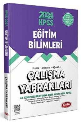 Data Yayınları KPSS Eğitim Bilimleri Çalışma Yaprakları - 1