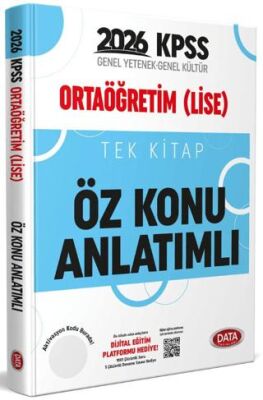 Data Yayınları KPSS Ortaöğretim Lise Tek Kitap Öz Konu Anlatımlı - 1