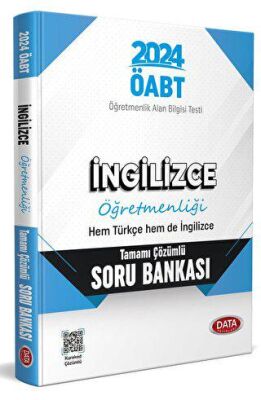 Data Yayınları ÖABT 2024 İngilizce Öğretmenliği Tamamı Çözümlü Soru Bankası - 1
