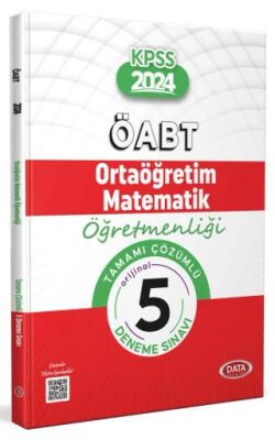 Data Yayınları ÖABT Ortaöğretim Matematik Öğretmenliği Tamamı Çözümlü 5 Deneme Sınavı - 1