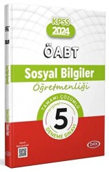 Data Yayınları ÖABT Sosyal Bilgiler Öğretmenliği Tamamı Çözümlü 5 Deneme Sınavı - Data Yayınları