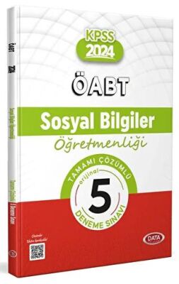 Data Yayınları ÖABT Sosyal Bilgiler Öğretmenliği Tamamı Çözümlü 5 Deneme Sınavı - 1