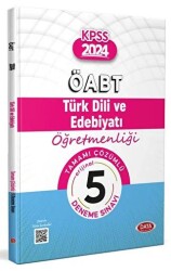 Data Yayınları ÖABT Türk Dili ve Edebiyatı Öğretmenliği Tamamı Çözümlü 5 Deneme Sınavı - Data Yayınları