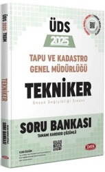 Tapu ve Kadastro Genel Müdürlüğü UDS Tekniker Soru Bankası Karekod Çözümlü - Data Yayınları