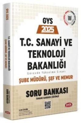 T.C. Sanayi ve Teknoloji Bakanlığı GYS Şube Müdürü - Şef - Memur Soru Bankası - 1