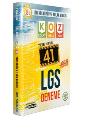 DDY Yayınları 8. Sınıf LGS Din Kültürü ve Ahlak Bilgisi Efsane 41 Deneme - 1