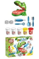 Dede Dino Dişçi Hamur Seti 280Gr - Dede Oyuncak