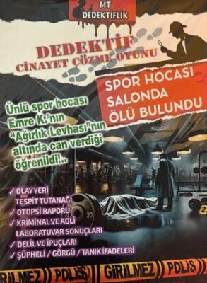 Dedektif Cinayet Çözme Oyunu - Spor Hocası Salonda Ölü Bulundu - 1