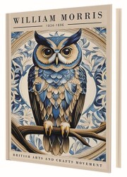 Deffter Blue Owl - William Morris - Deffter