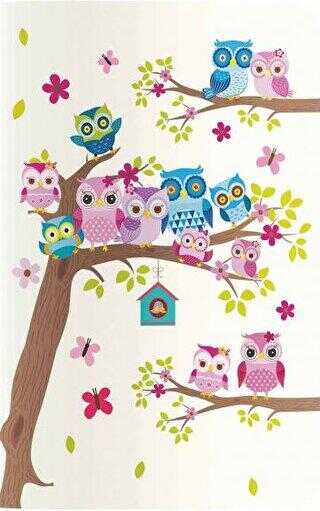 Design Seri 18,5x25 - Owls Family