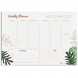 Deffter Haftalık A4 Planer Tropic - 1