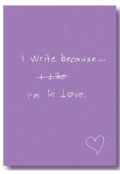 Deffter I Write Im İn Love Not Defteri - Deffter