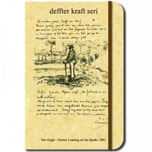 Deffter Kraft Defter Lastikli 10X15Cm Van Gogh