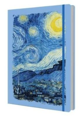Deffter Lastikli Defter A5 - Starry Night - 1