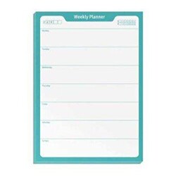Deffter Masa Üstü Haftalik Plan 20X28Cm - Deffter