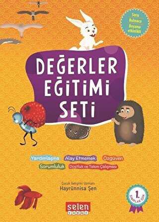 Değerler Eğitimi Seti 5 Kitap Takım - Selen Çocuk