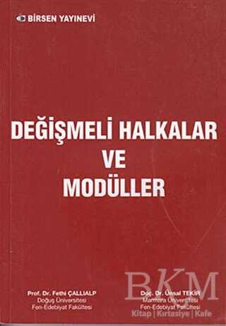 Değişmeli Halkalar ve Modüller - Birsen Yayınevi