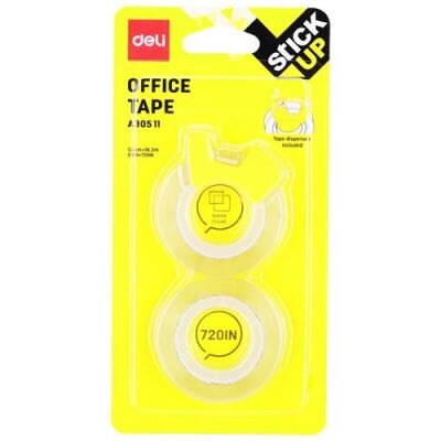 Deli Blisterli Kırtasiye Bandı 12Mmx20Y - 1