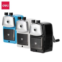 Deli Çevirmeli Kalemtıraş Renk Asorti - Deli