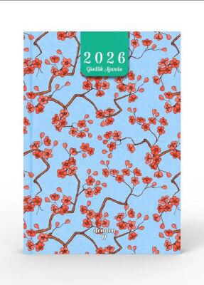 Denden 2026 Ajanda Yapraklar Kiraz Çiçeği DD-019 - 1
