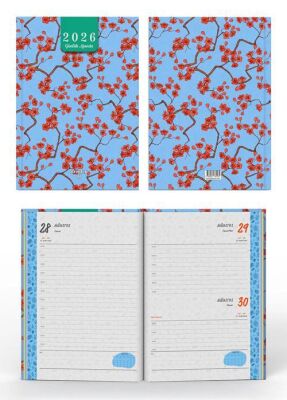 Denden 2026 Ajanda Yapraklar Kiraz Çiçeği DD-019 - 3